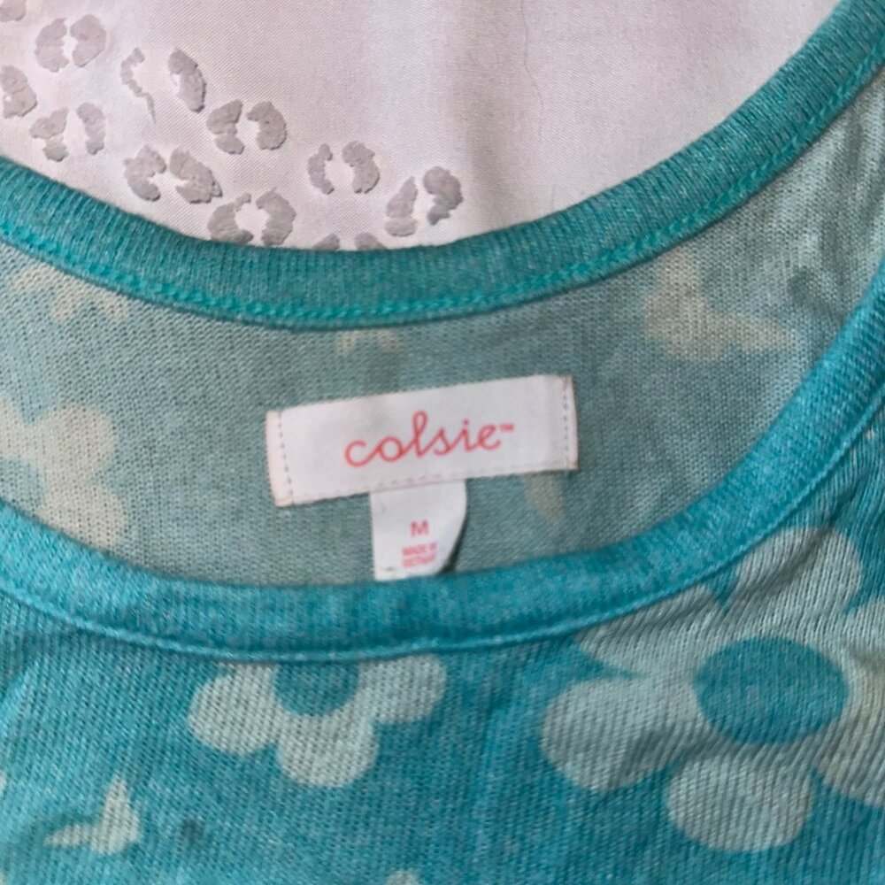 Blue Flower PJ Set - Picture 3 of 3